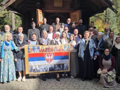 Паломники из Сербского Патриархата посетили Санкт-Петербургскую митрополию и Спасо-Преображенский Валаамский ставропигиальный мужской монастырь