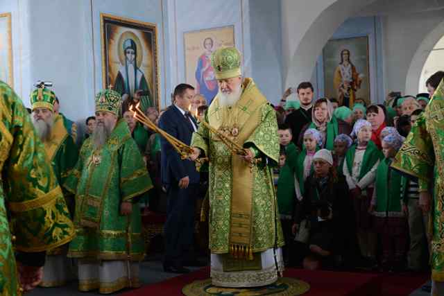 Патриарх Кирилл возглавил торжества, посвященные 25-летию прославления Иоанна Кронштадтского